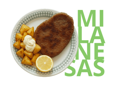 Milanesas de seitán comida vegana bahía blanca